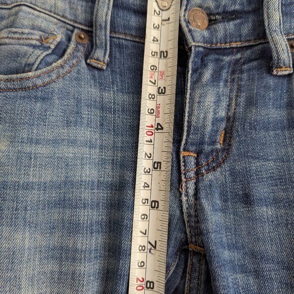 Ralph Lauren Denim & Supply Low-rise Blue Distressed Skinny Jeans - Picture 7 of 10